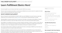 Desktop Screenshot of mailorderfulfillment.com