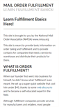 Mobile Screenshot of mailorderfulfillment.com